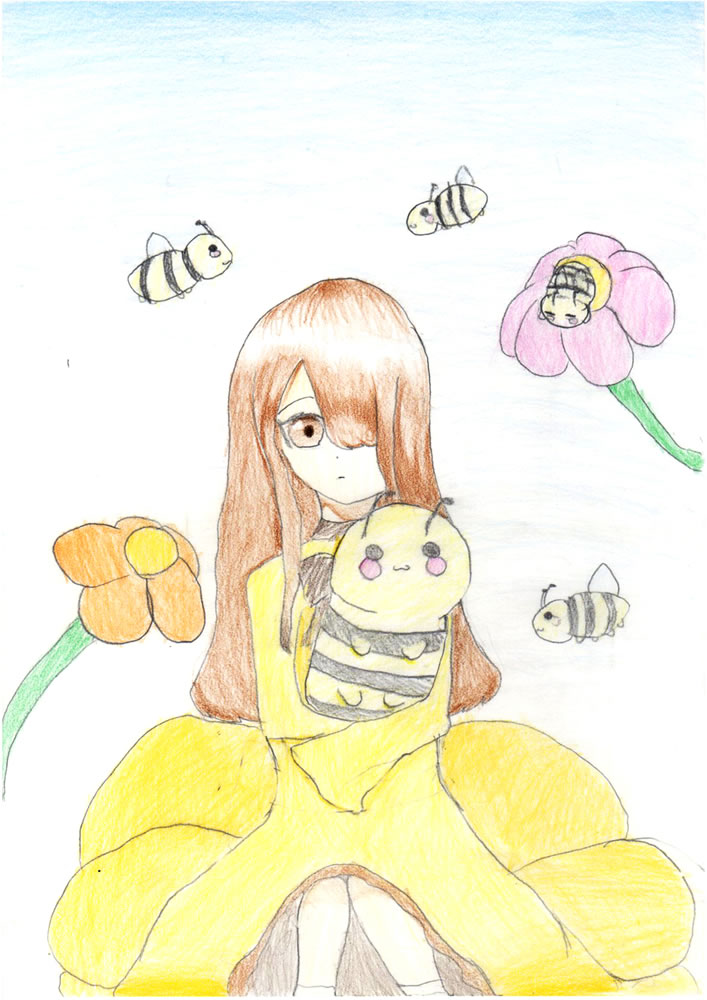 ハチの女の子