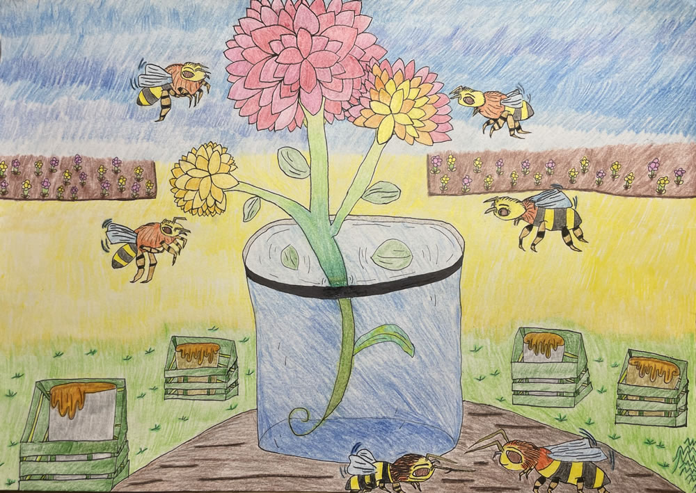 ミツバチの家族