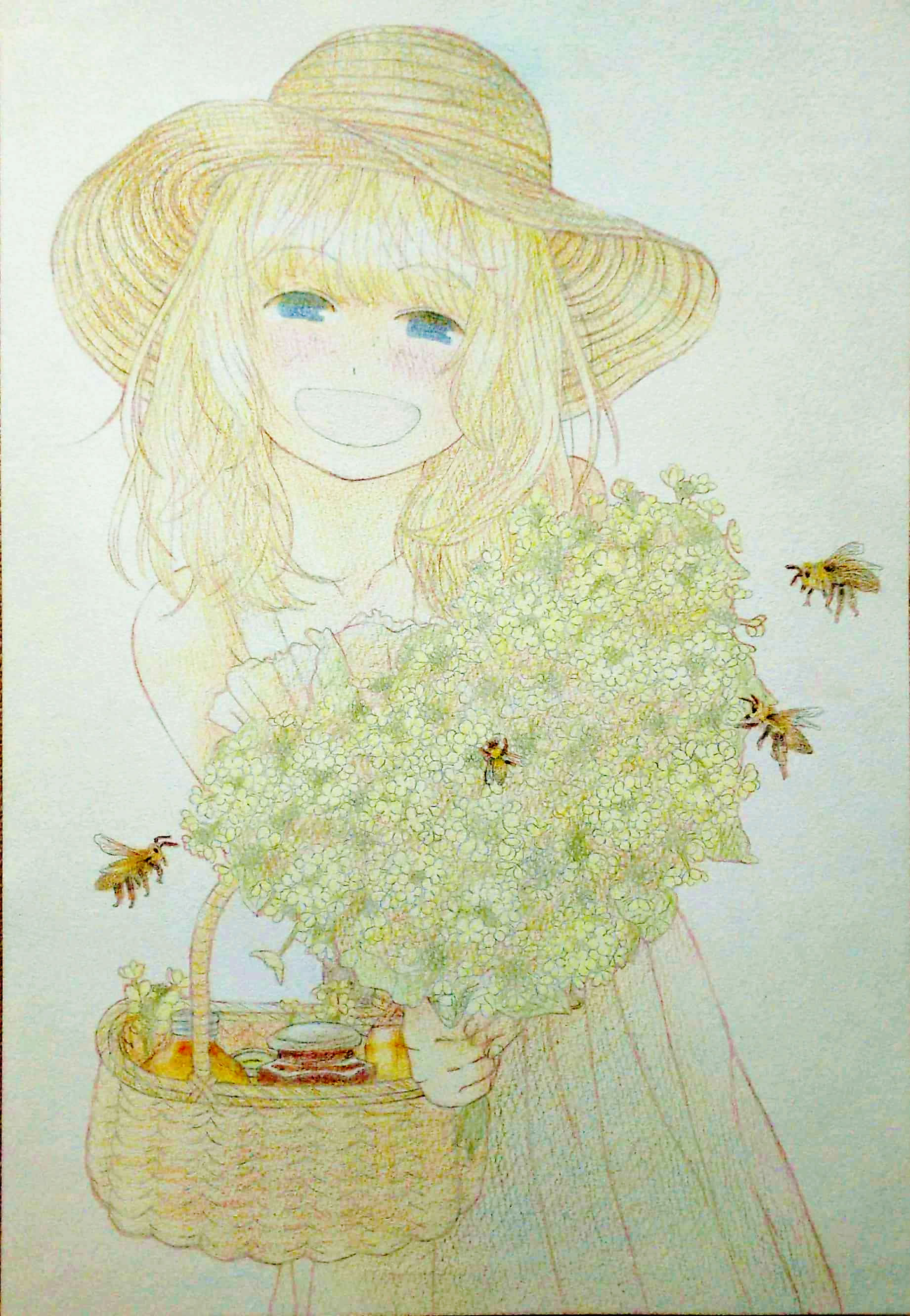 ミツバチと少女