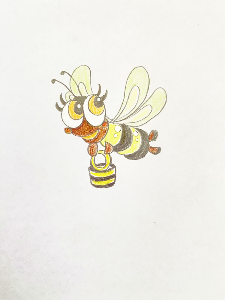 ミツバチみっちゃんお仕事中！