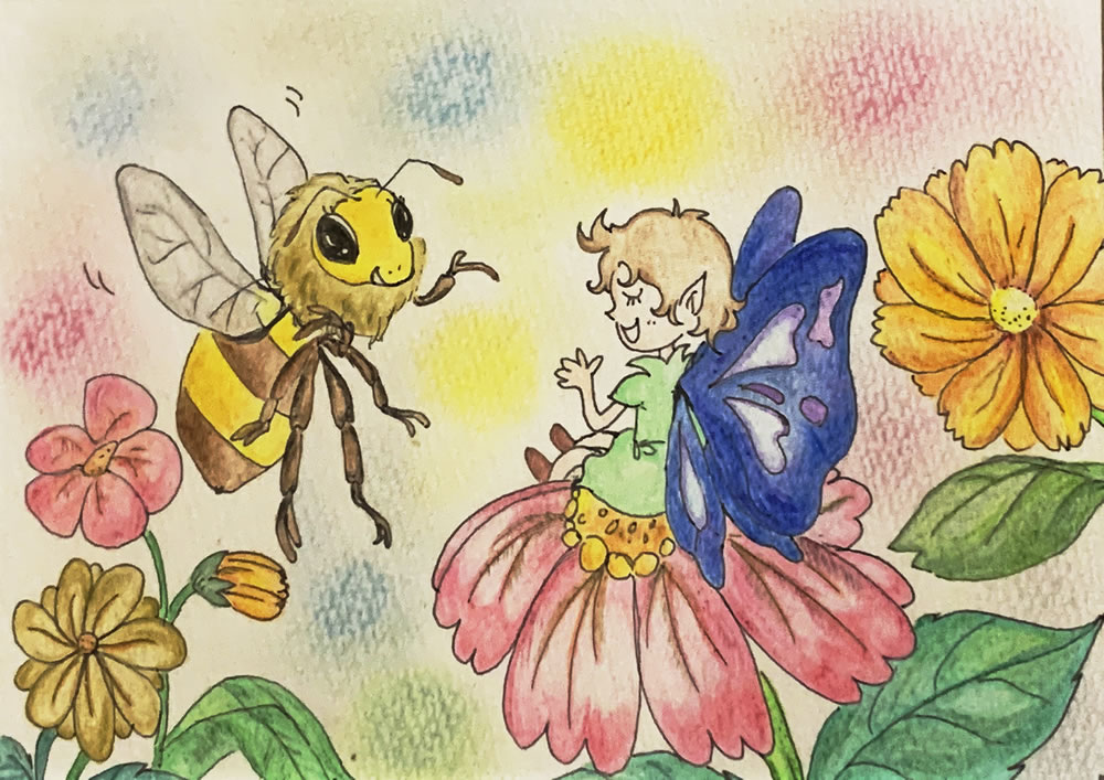 ミツバチと妖精のおしゃべり