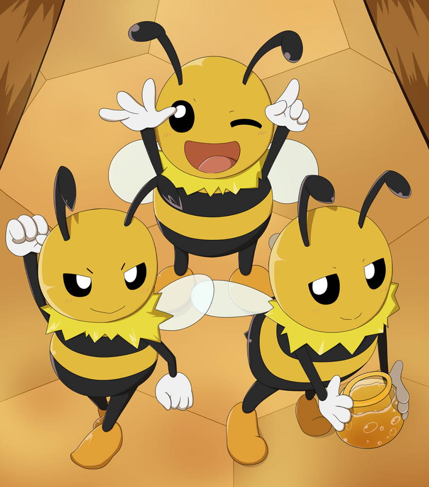 ミツバチ3トリオ！！