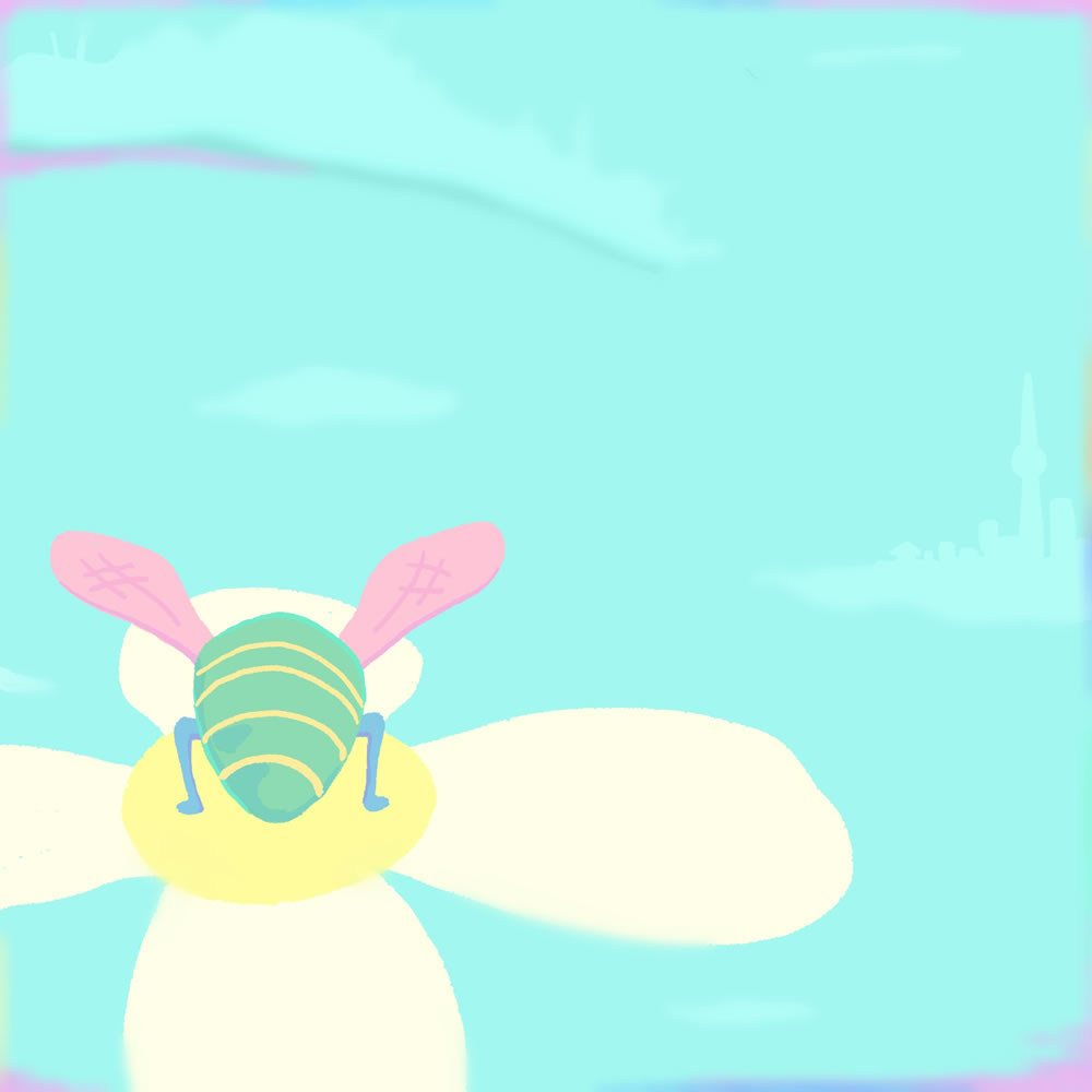 運ぶミツバチ