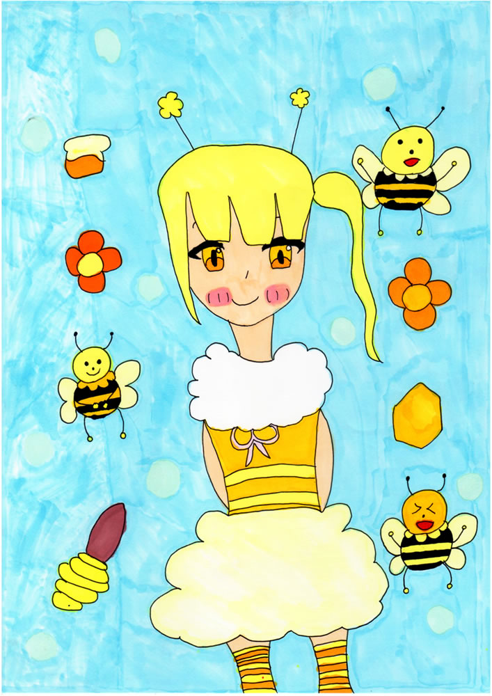 ミツバチの女の子